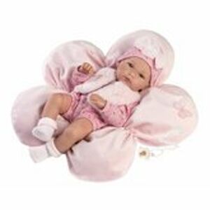 Llorens 63592 NEW BORN HOLČIČKA - realistická panenka miminko s celovinylovým tělem